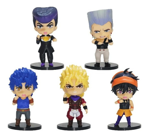 Set Figuras Jojo's Gashapones 11cm X 5 Unid Otx-3120