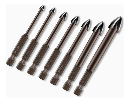 Para . Broca 7pcs Indestrutível Universal Fura Tudi
