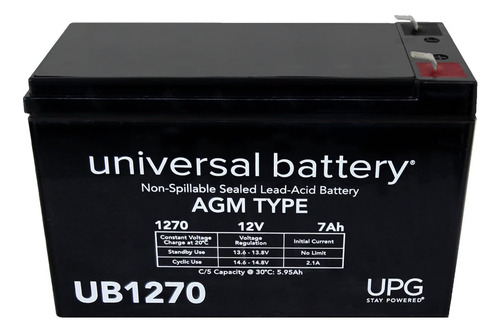 Universal Power Group 85945 Batería Sellada De Plomo Ácido