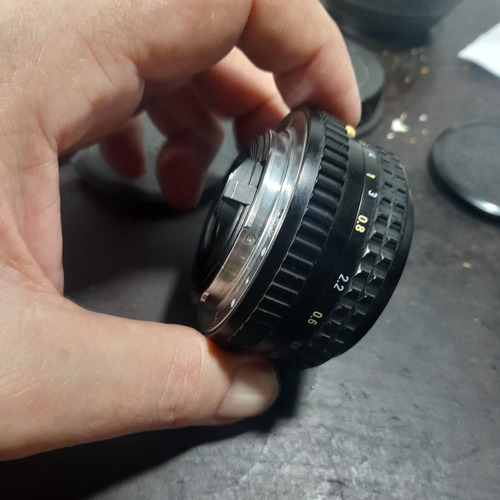 Imagem 1 de 10 de Lente Smc Pentax A 1:2 50mm Analógica Mecânica 