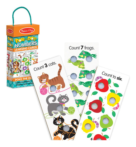 Melissa & Doug Tarjetas De Aprendizaje De Números Gigantes 