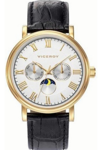 Reloj Viceroy Día/noche Hombre 401029-03 /relojería Violeta Color de la correa Negro