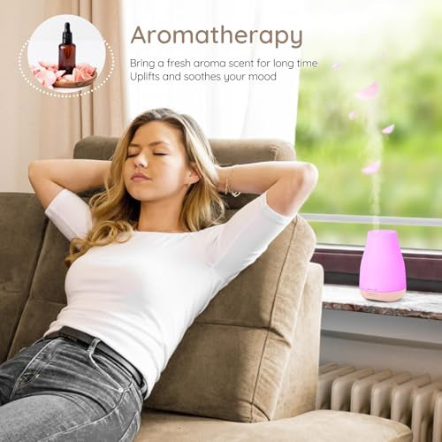 Difusor De Aceites Esenciales Homeweeks De 100 Ml, Con Modo