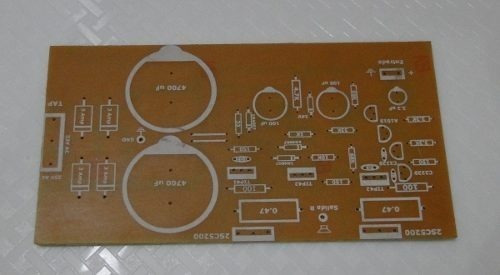 Placa Pci Para Montar Amplificador De 100w - Zener