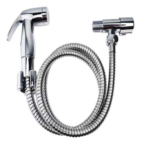 Kit Ducha Higiênica Abs Cromado Completa Registro Atacado