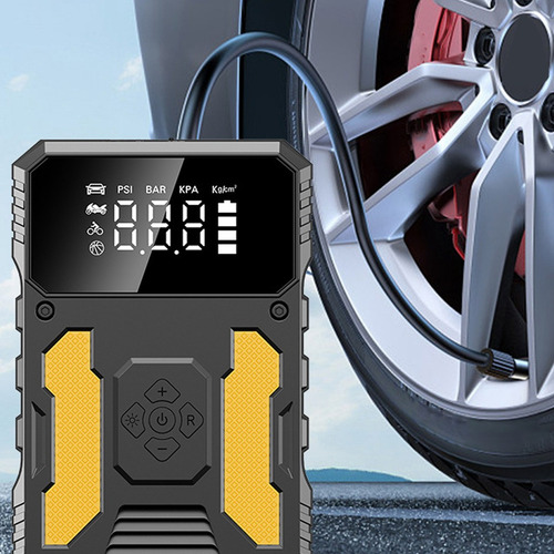 Arrancador De Batería De Auto Portátil 2000a Inflador 150psi