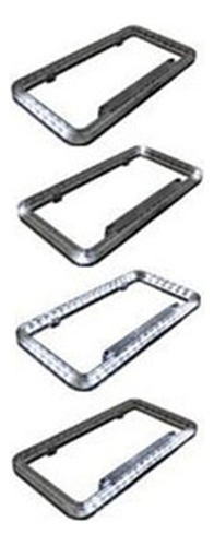 Marco Led Para Placa De Matrícula, Luz Blanca, Enchufe Estad