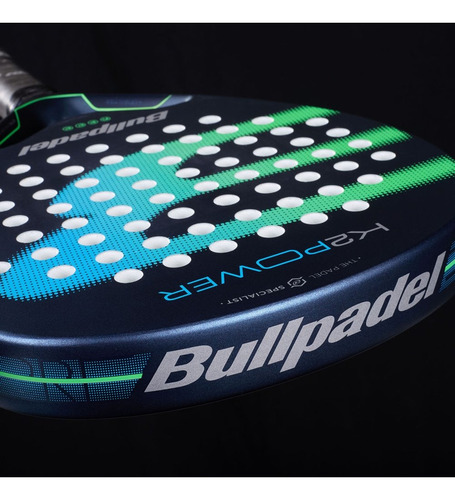 Pala Padel K2 Power 25 Bullpadel Forma Diamante Balance Alto Azul