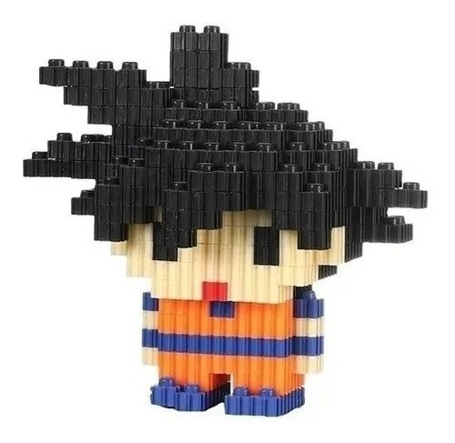 Mini Bloques Goku  Figura 3d Armable