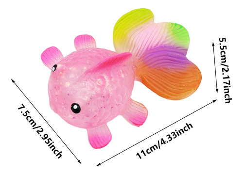 Juguete Para Aliviar El Estrés O Goldfish Slow Rising Spiky