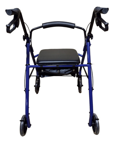 Andadera Ortopedica Rollator De Acero Resistente Con Bolsa