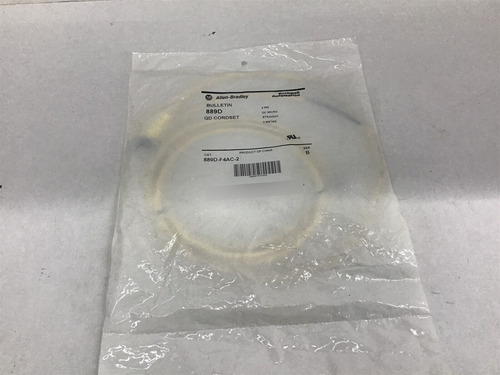 Allen Bradley 889d - F4ac2 Qd Cord Set Series B Dda