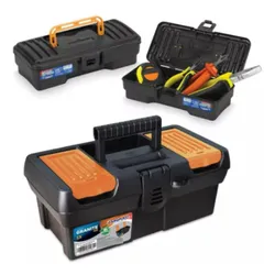Comprar Kit 2 Maletas Caixa Ferramentas Mecânico Pescador Reforçada no Mercado Livre