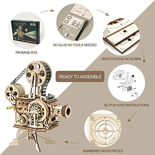 Rokr Rompecabezas De Madera 3d Vitascope Para Adultos - Kits