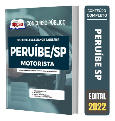 Apostila Prefeitura Peruíbe Sp - Motorista