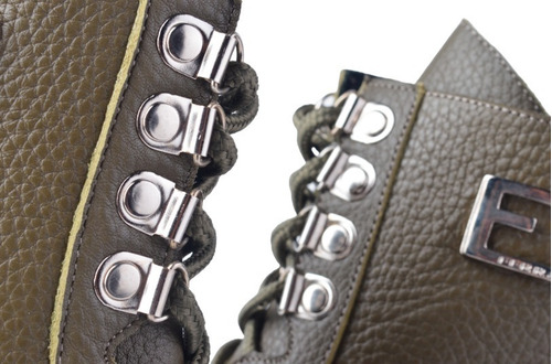 Imagen 10 de 10 de Borcegos De Cuero Con Cordones De Mujer - Broth - Ferraro