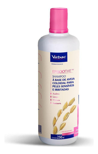 Shampoo Episoothe Aveia/glicerina 250ml - Alívio Imediato