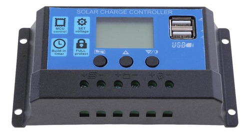 12v 10a Controlador De Panel Solar Energía Con Protección