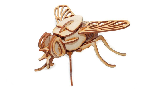 Maqueta Encastrable Mosca Gigante 18 Cm. - Imaginarte Láser