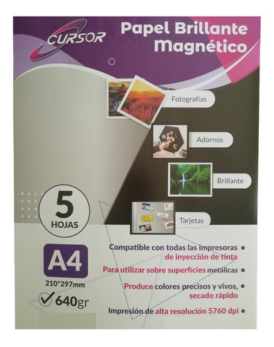 Papel Foto Magnético (imantado)