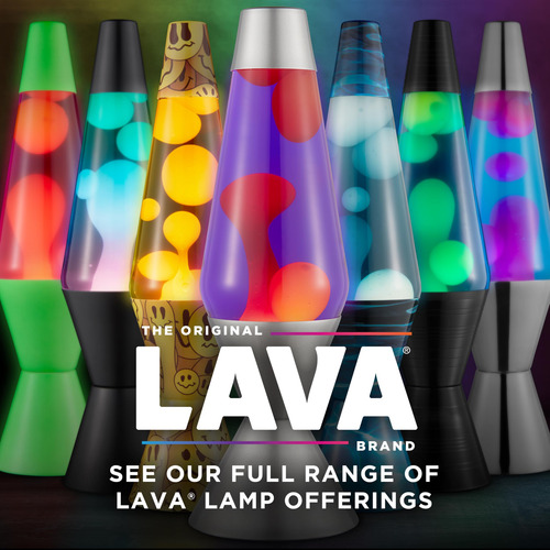 Lâmpada De Lava Lava Lite Vivid Twilight Grande 1,5 L Laranj