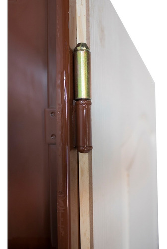 Imagen 3 de 7 de Puerta Placa Craftmaster Blanca 0.80 Marco Chapa 22 Oferta