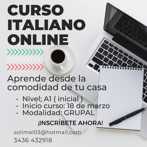 Clases De Italiano Online ( Individuales Y Grupales )