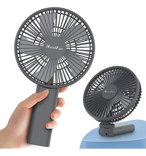 Handfan 6 Pulgadas Ventilador De Mano 4000mah Ventilador Que