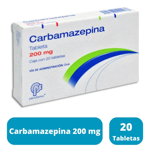 Carbamazepina 200 Mg Caja 20 Tabletas Psicofarma Laboratorio