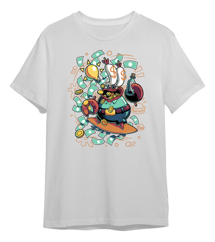 Playera Cangrejo Dinero Bob