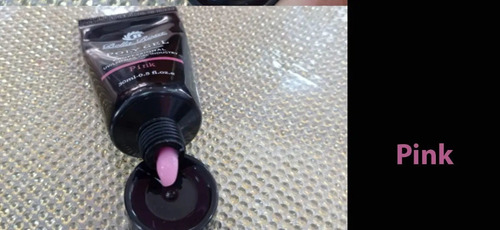 Hermoso gel de uñas Polygel Tube Pink Acrygel Porcelain, 30 ml, color rosa nude