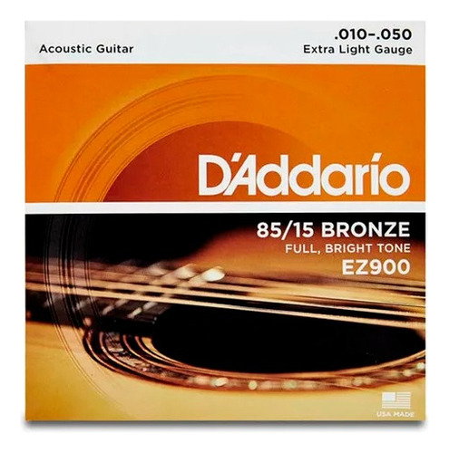 Encordado Guitarra Acustica Daddario Ez900