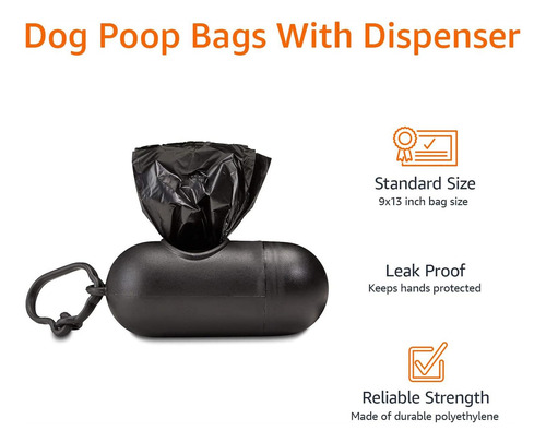 3 Dispensador De Bolsas Para Excrementos De Mascotas, Bolsa