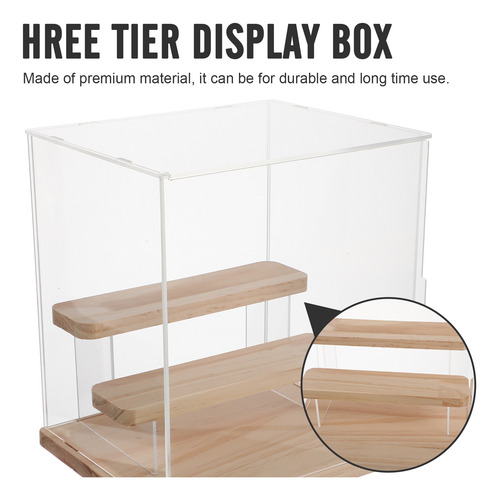 Caja De Almacenamiento De Figuras De Acrílico Simple