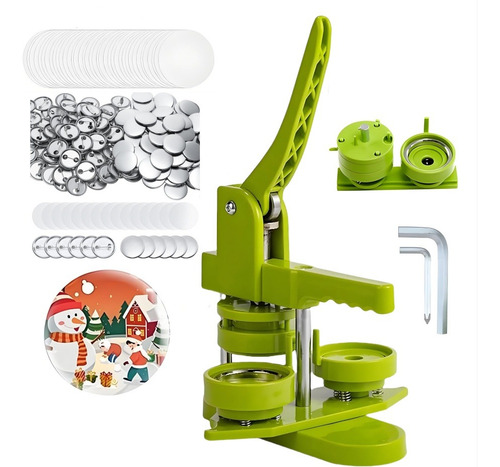 25mm Máquina Para Fabricar Botones Insignia Kit+100 Chapitas