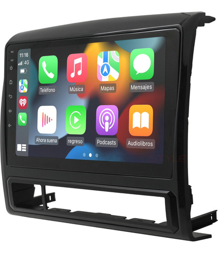 Estereo Toyota Tacoma 2012 A 2015 Carplay Android Wifi Usb Color Negro