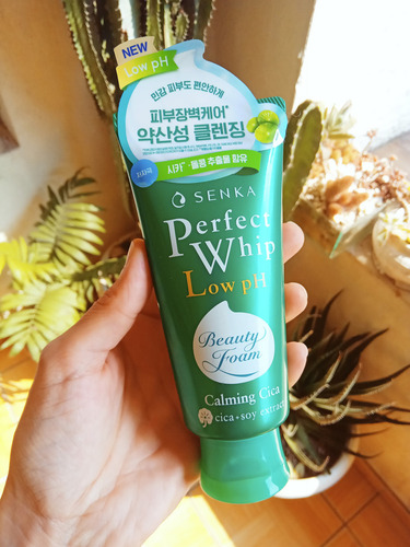 Sabonete Facial Senka Perfect Whip Low Ph Calming Cica 100g Momento De Aplicação Dia/noite Tipo De Pele Sensível
