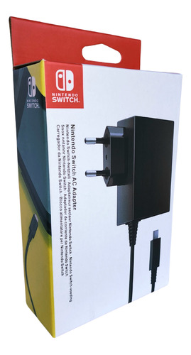 Nintendo Switch Ac Adapter Carregador Fonte Original Bivolt