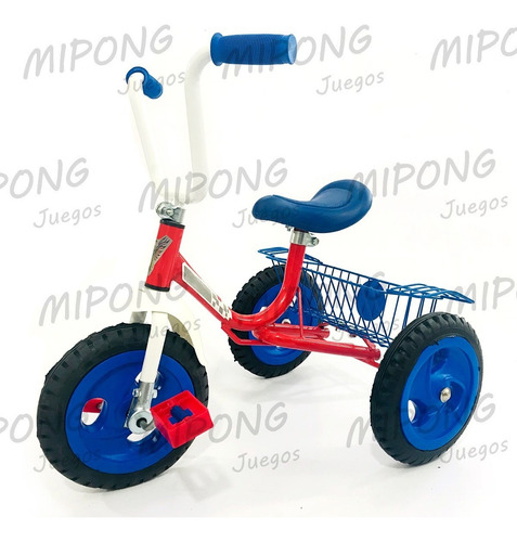 Imagen 2 de 8 de Triciclos Infantiles Ruedas Macizas Azules 575