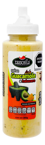 Salsa De Guacamole Con Habanero Zaaschila  265 Ml