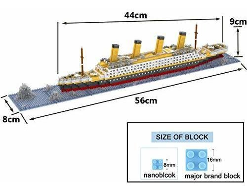 Conjunto De Bloques De Construccion De Modelo Titanic De One