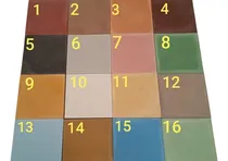 Comprar Mosaicos Calcareos Lisos De Colores De 20x20 Por Unidad 