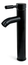 Comprar Monocomando Alto 29 Cm Negro Lavatorio Baño Griferia Canilla