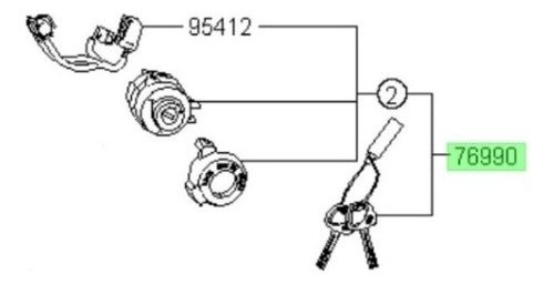 Llave Y Chapa Contacto Hyundai Original Tucson Tl 2015