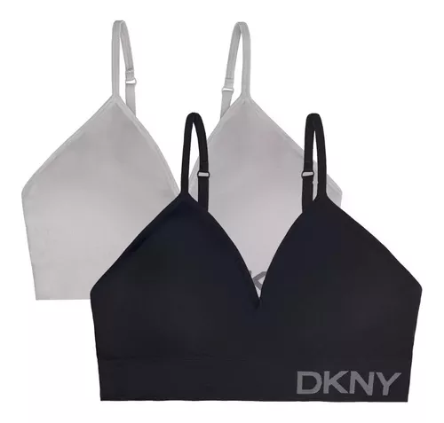  DKNY Brasier Litewear sin varillas para mujer, negro, 32D,  Negro - : Ropa, Zapatos y Joyería