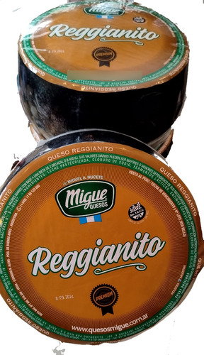 Queso Reggianito Migue  Madurado X Horma Entera Envios