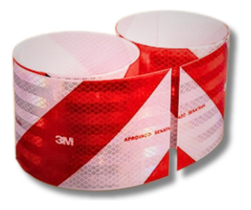 Kit Faixa Refletiva 20 Lateral 1 Para Choque 3m