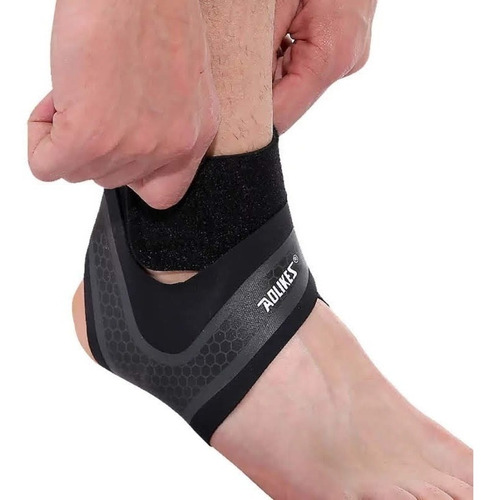 Tobillera Deportiva Base Neopreno Ligera 1par Full Atletic Negro
