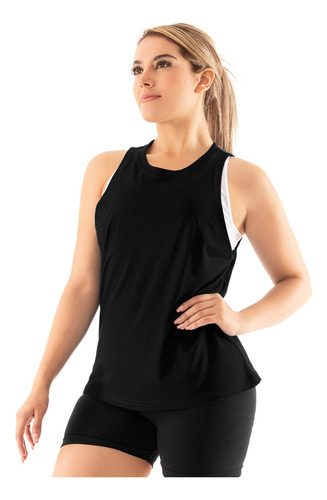 Camiseta De Algodón Sin Mangas Para Mujer Deportiva Casual