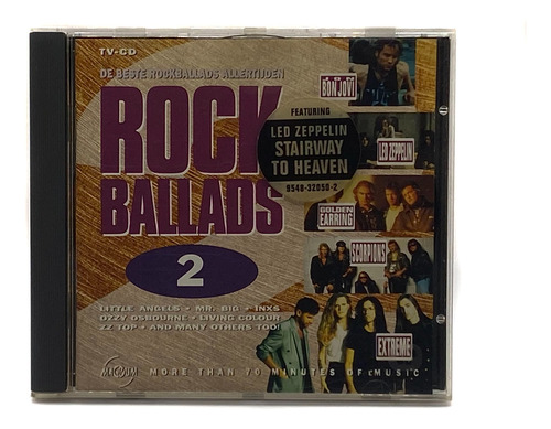 Cd Rock Ballads 2 - Bon Jovi, Inxs, Led Zeppelin, Mr. Big 